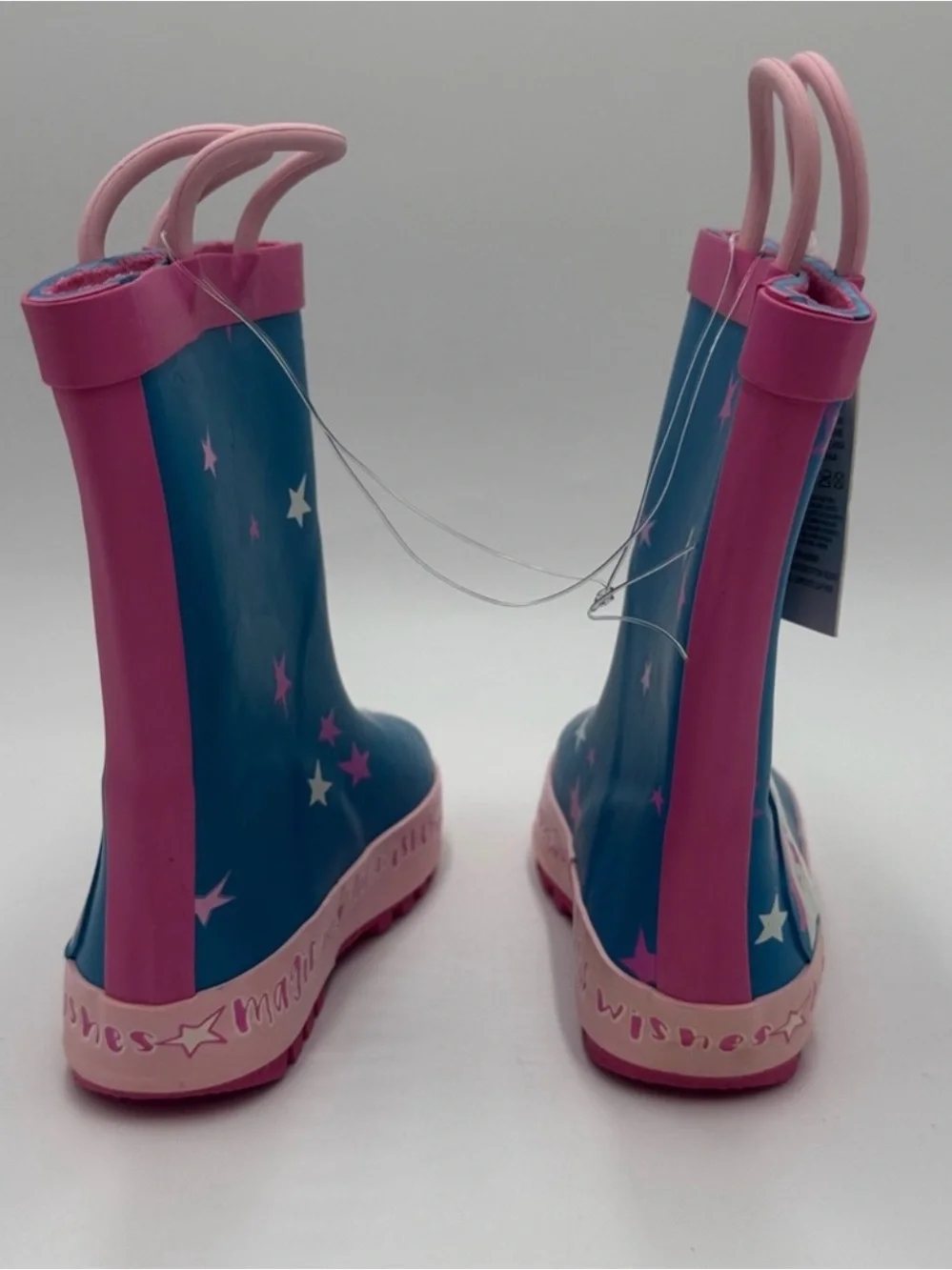 KomfysMe Kids Rain Boots Unicorn Magic Wishes Size 10